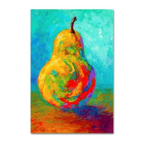 Marion Rose 'Pear II' Canvas Art,22x32